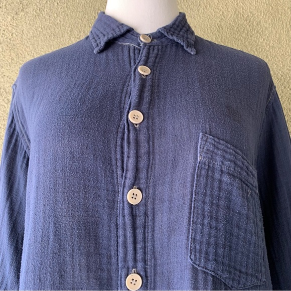 “CP Shades” Navy Double-layer Gauze Shirt size M - Picture 4 of 13